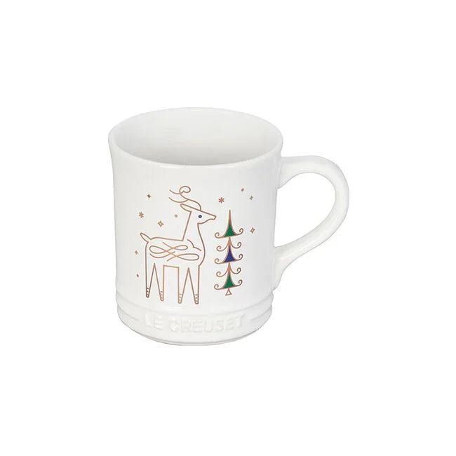 Le Creuset Noel Collection Mug - Reindeer - Marcel’s Culinary Experience