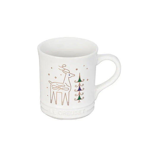 Le Creuset Noel Collection Mug - Reindeer - Marcel’s Culinary Experience