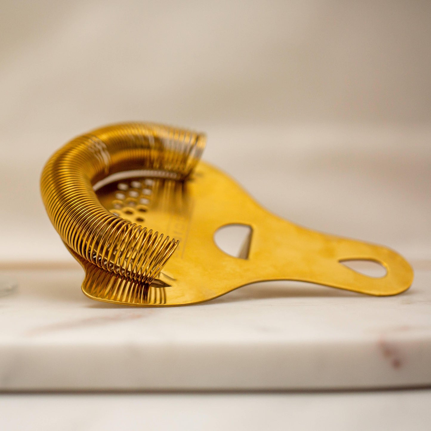 Hawthorne Strainer, Gold Cocktail Strainer - Marcel’s Culinary Experience