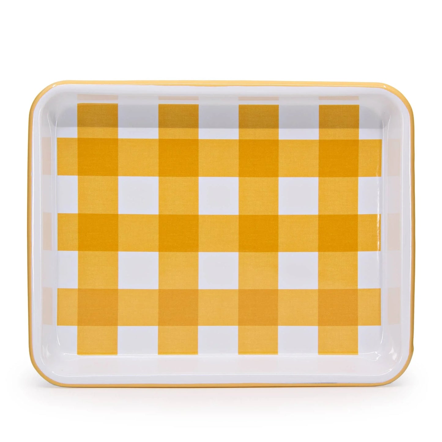Max Humphrey x CCH Gingham Enamelware Small Rectangle Tray