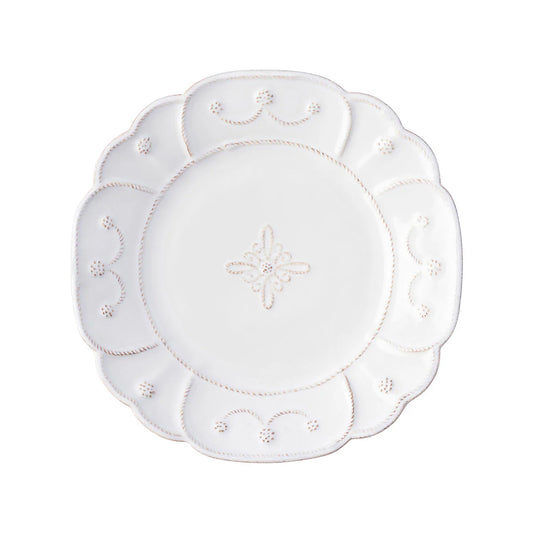 Juliska Jardins du Monde Dessert/Salad Plate - Whitewash