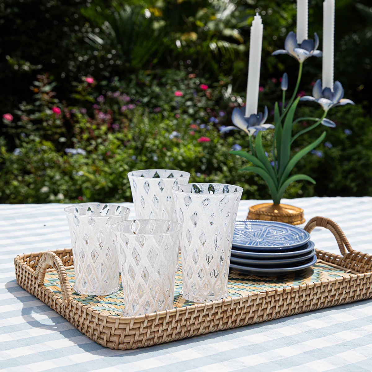 Juliska Villa Seville 21" Tray - Chambray