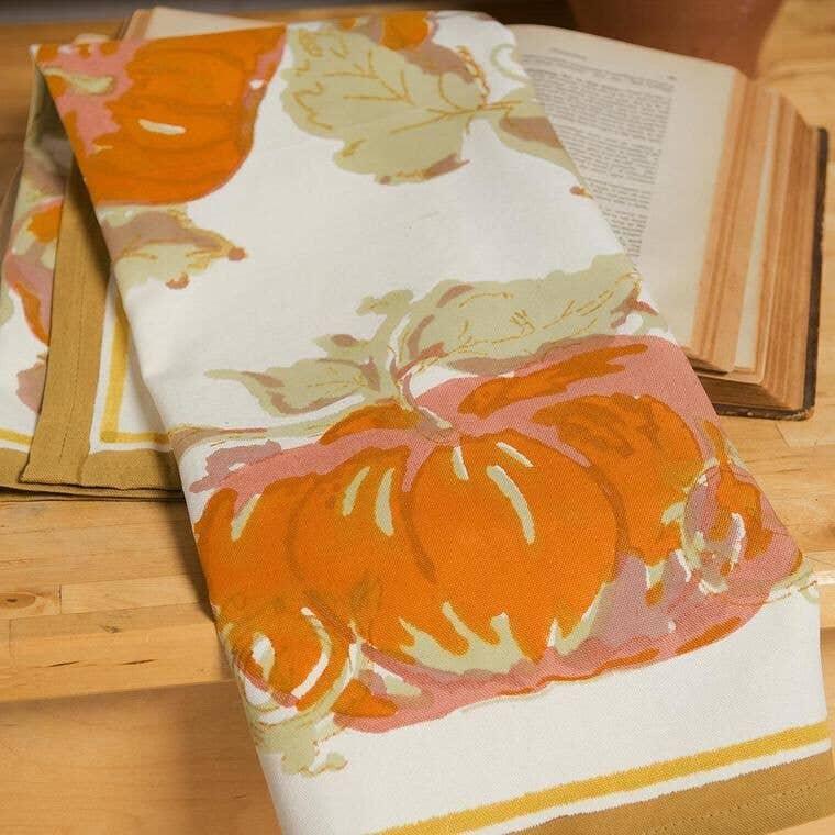 Pumpkin Orange/Mustard Tea Towels - Marcel’s Culinary Experience