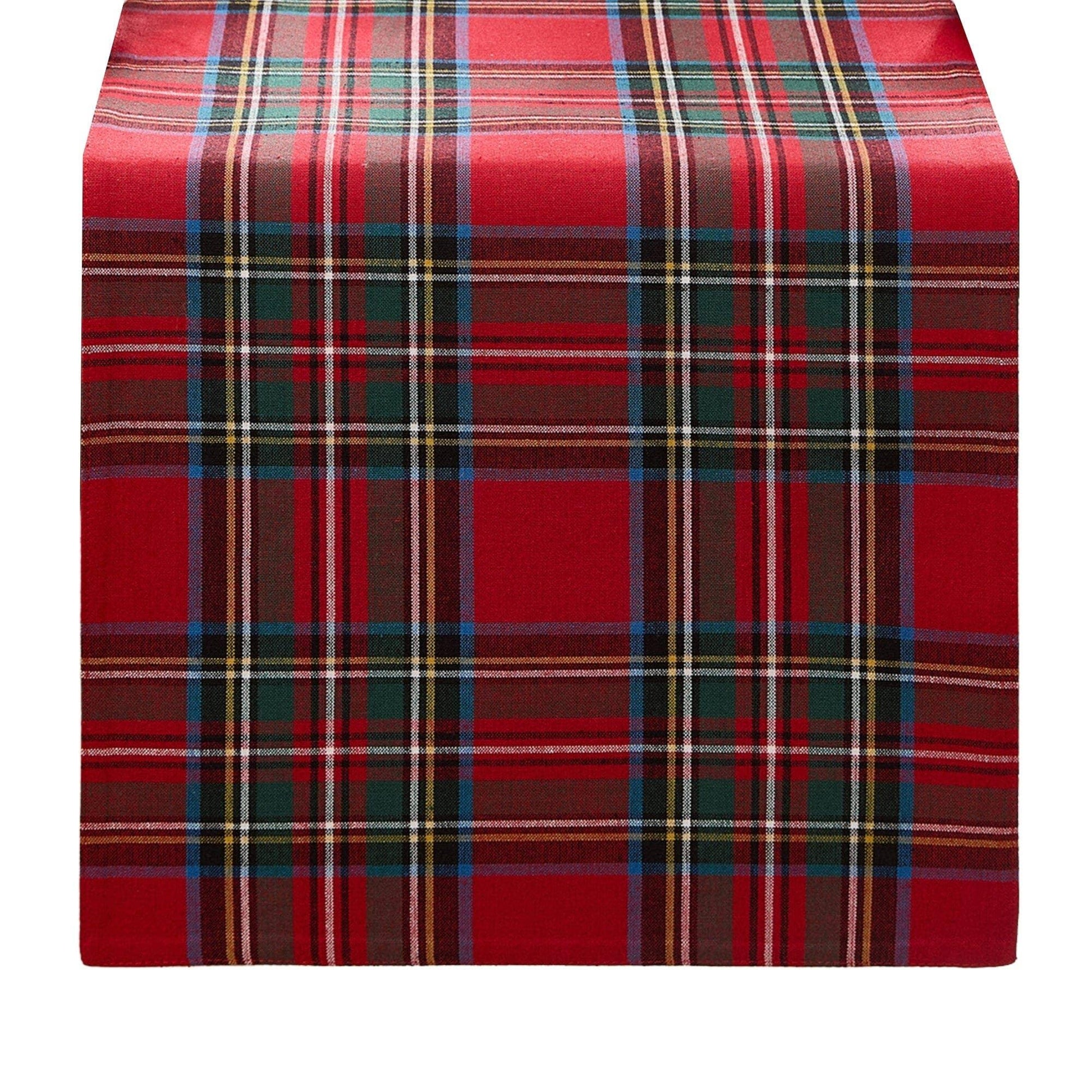 Stowe Tartan Holiday Plaid Cotton Christmas Table Runner - Marcel’s Culinary Experience