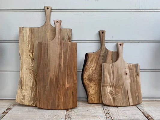 Peterman's 18" Ambrosia Maple Serving Board w/ Handle - Marcel’s Culinary Experience