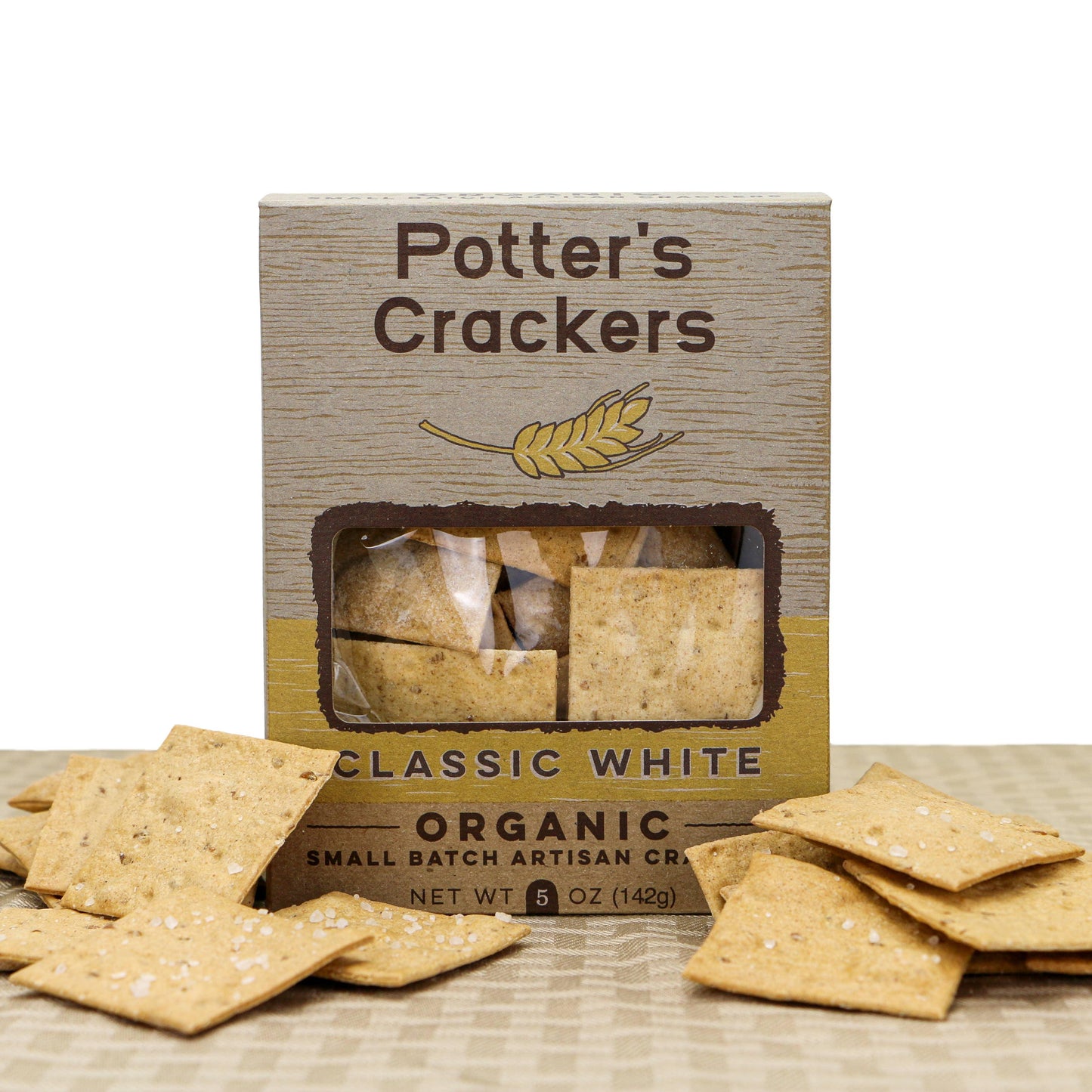 Potter's Crackers Organic Classic White Crackers - 5 oz - Marcel’s Culinary Experience
