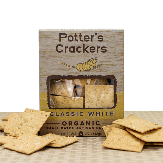Potter's Crackers Organic Classic White Crackers - 5 oz - Marcel’s Culinary Experience