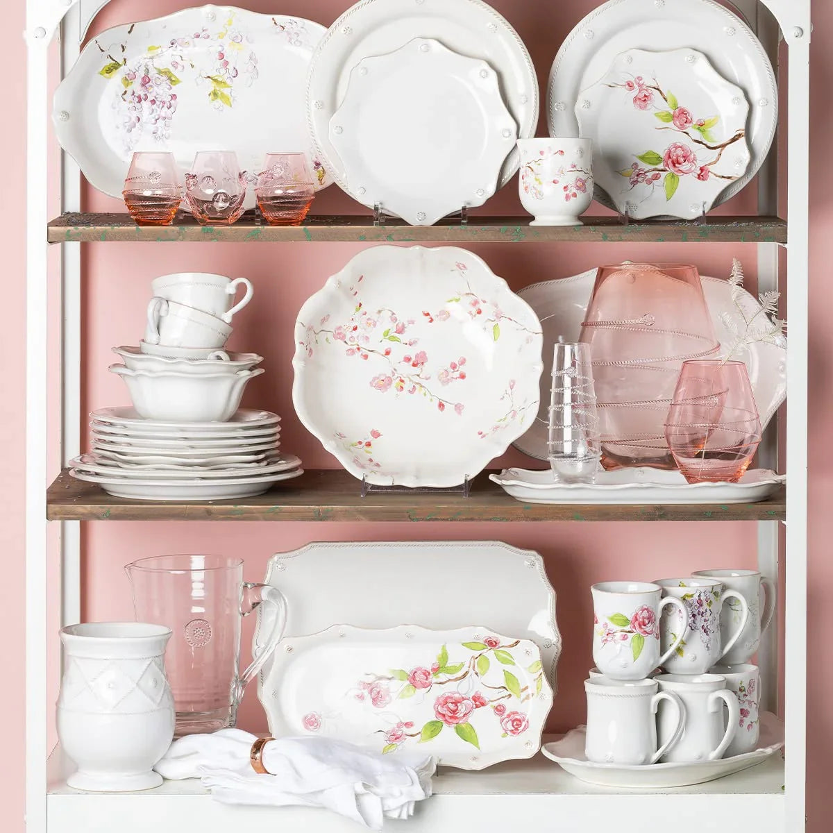 Juliska Berry & Thread Floral Sketch 16" Platter - Wisteria - Marcel’s Culinary Experience