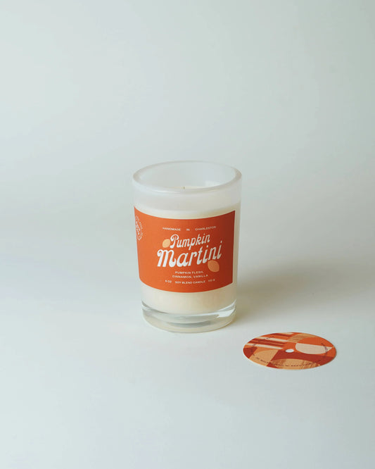 Rewined Pumpkin Martini Candle 6 oz - Marcel’s Culinary Experience