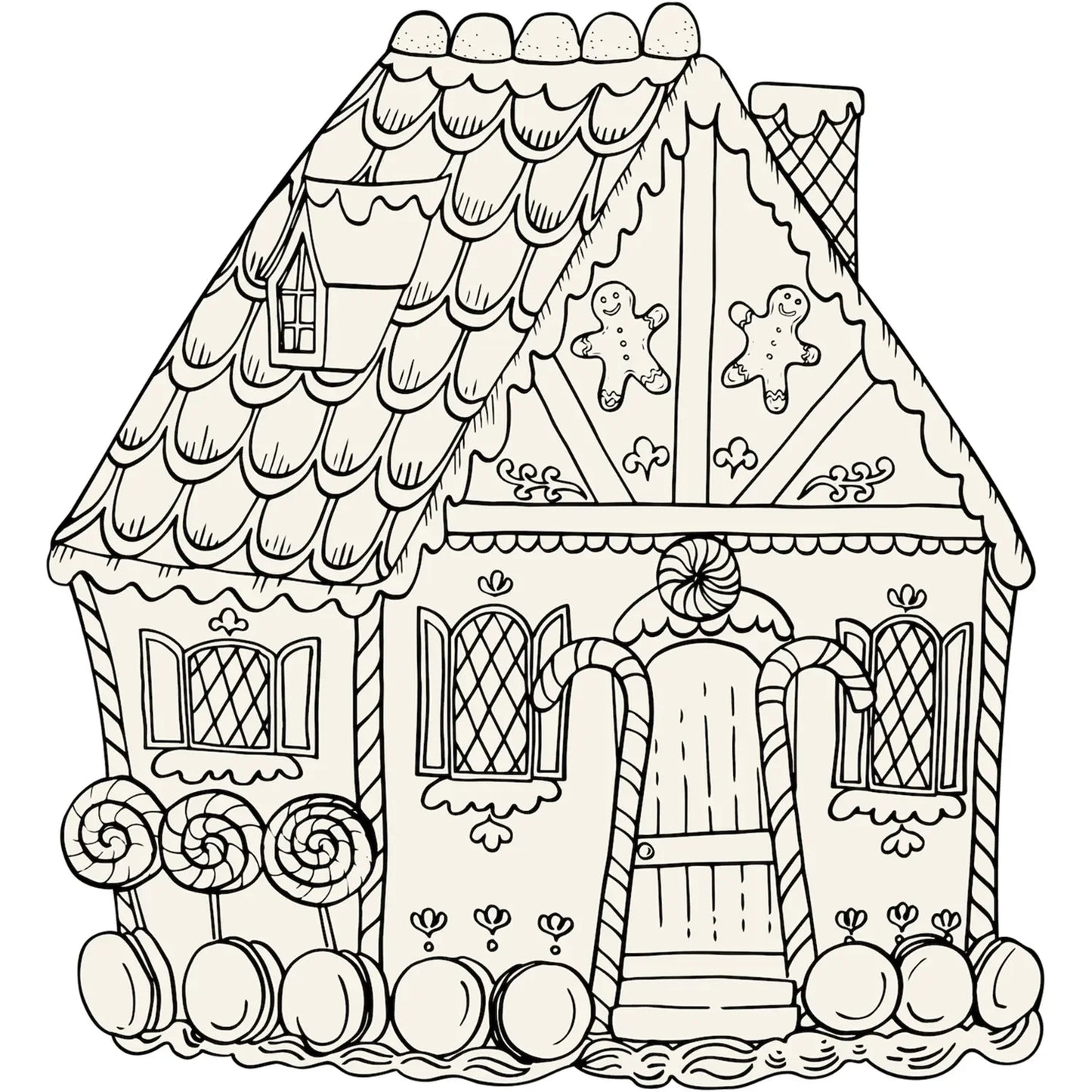 Hester & Cook Gingerbread House Color-In Placemats - Marcel’s Culinary Experience