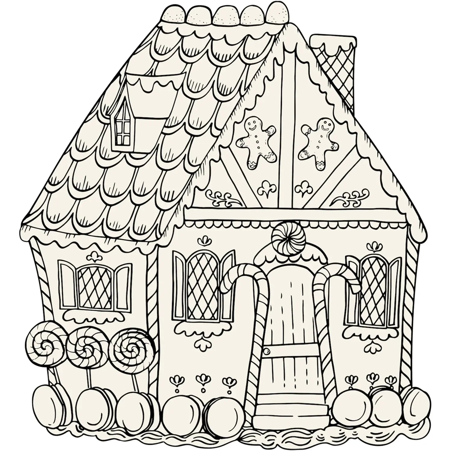 Hester & Cook Gingerbread House Color-In Placemats - Marcel’s Culinary Experience