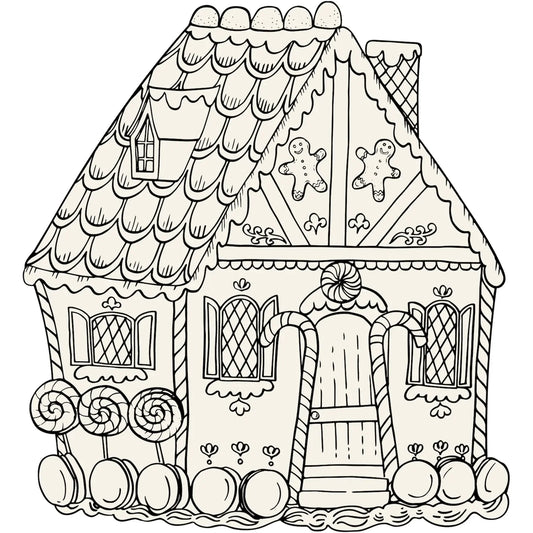 Hester & Cook Gingerbread House Color-In Placemats - Marcel’s Culinary Experience