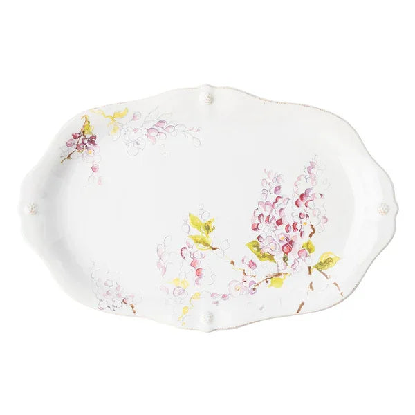 Juliska Berry & Thread Floral Sketch 16" Platter - Wisteria - Marcel’s Culinary Experience