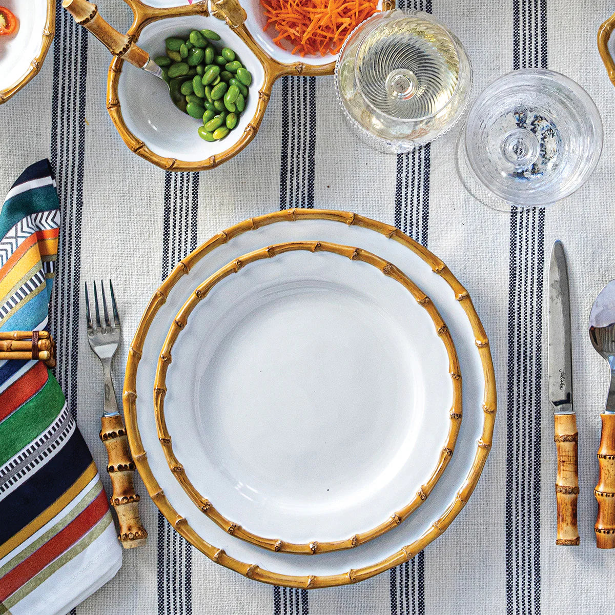 Juliska Bamboo Dinner Plate - Natural
