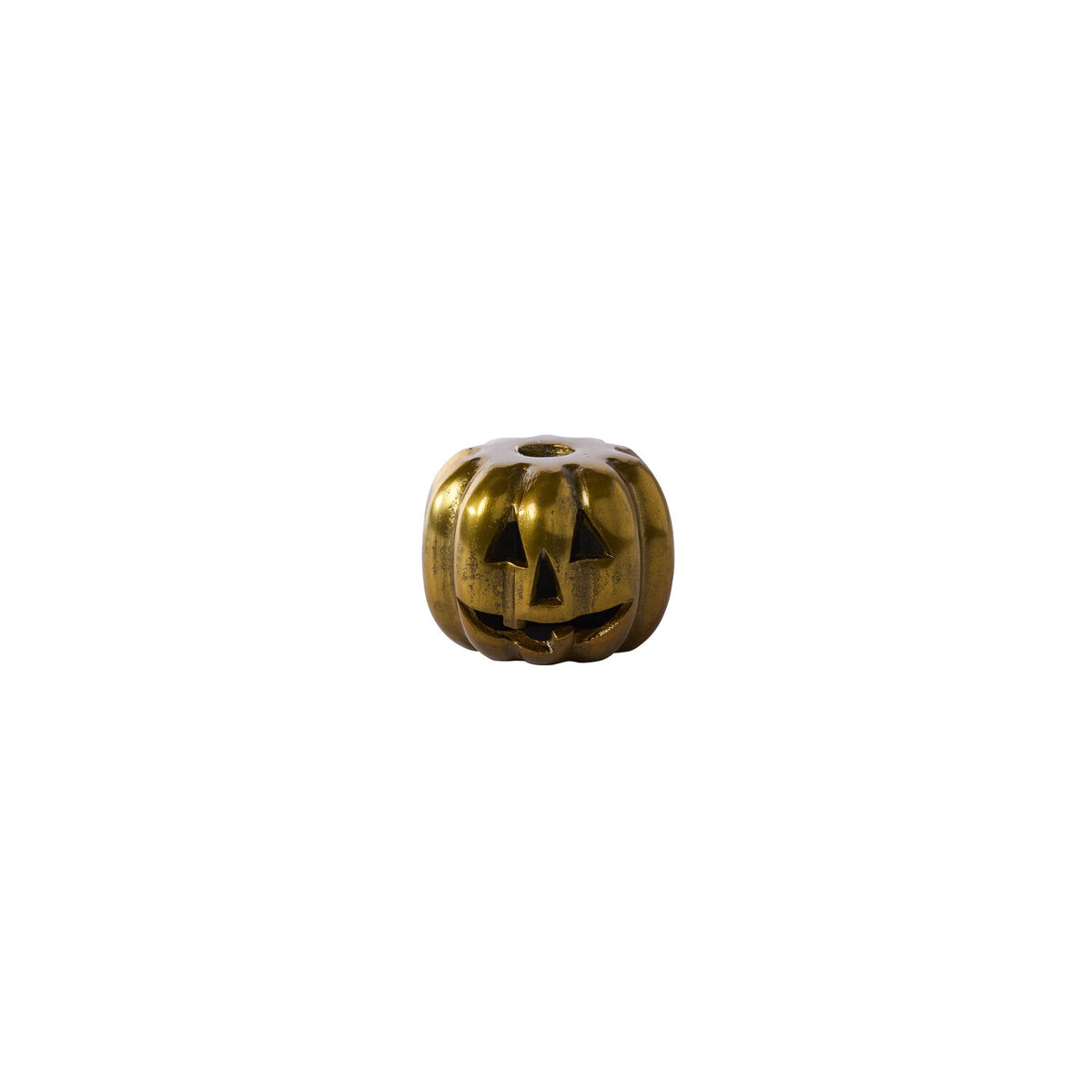 Carved Pumpkin Candleholder