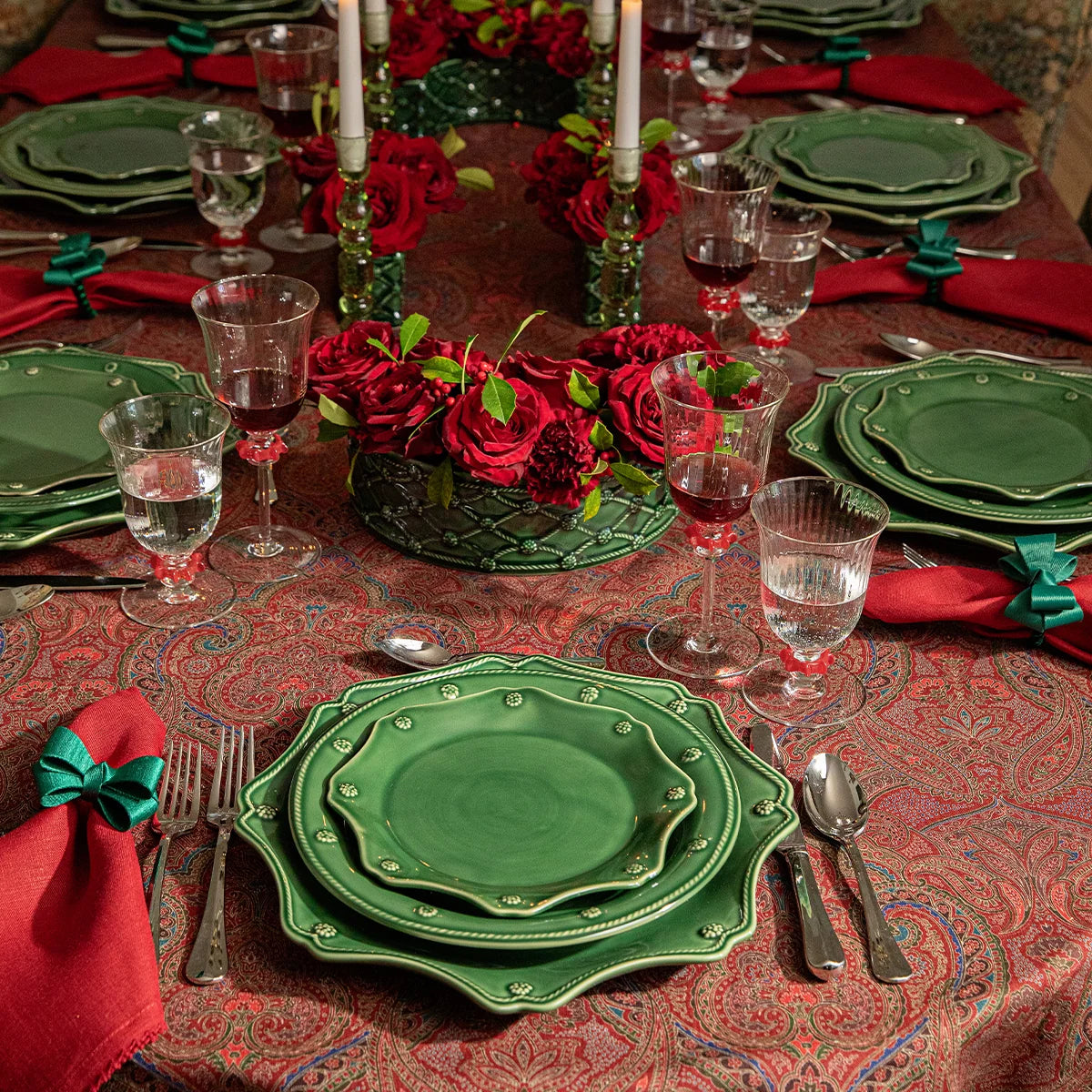 Juliska Berry & Thread Scalloped Dessert/Salad Plate - Basil