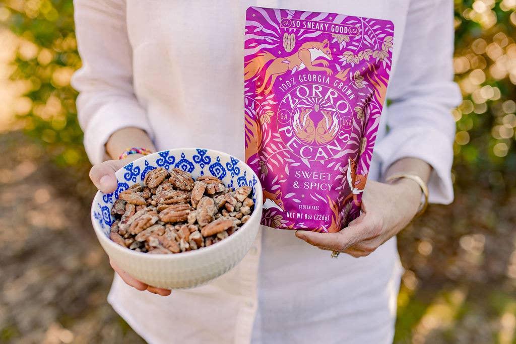 Zorro Sweet & Spicy Pecans