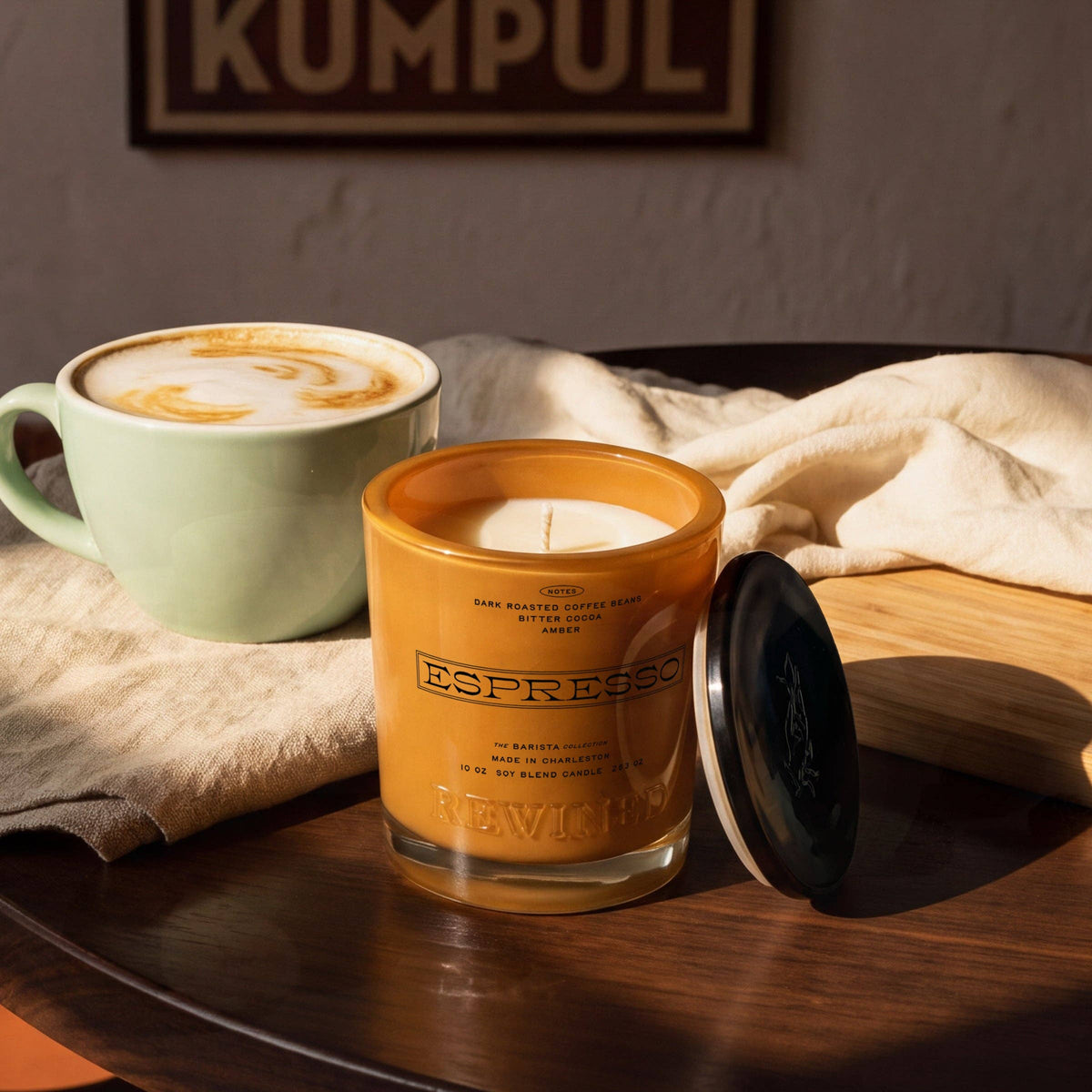 Rewined Barista Espresso Candle, 10 oz