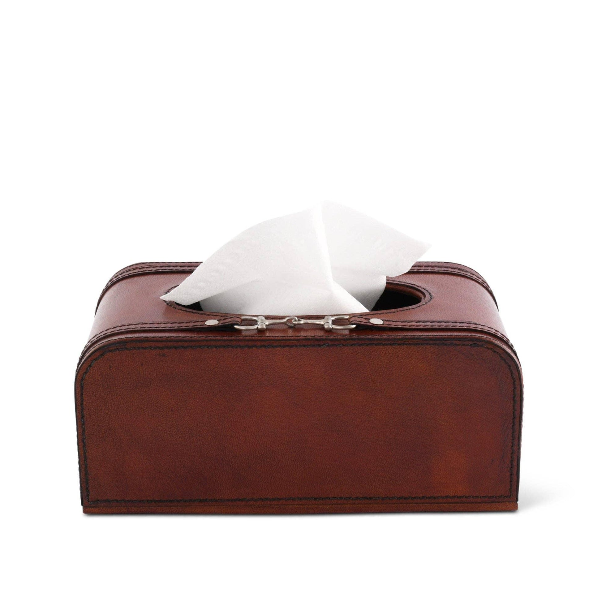 Premium Genuine Leather Bit Tissue Box - Marcel’s Culinary Experience