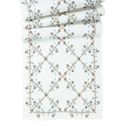 Juliska Villa Seville 18"x 90" Table Runner - Chambray