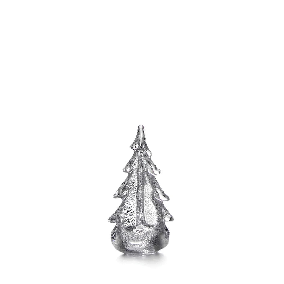Simon Pearce Silver Leaf Glass Evergreen, 6 in.