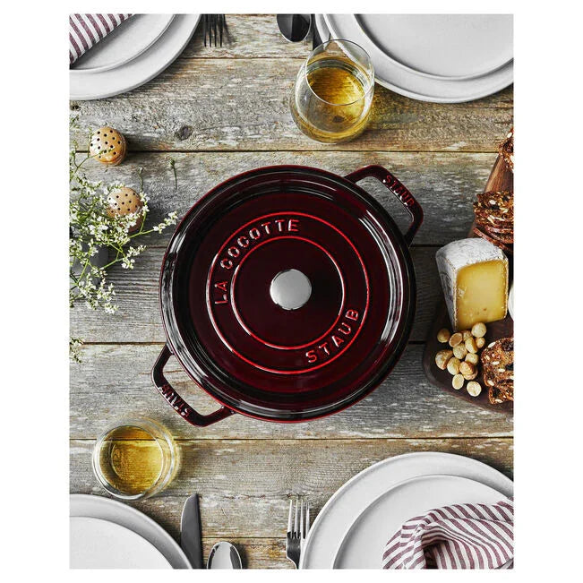 Staub Cast Iron Round Dutch Oven - 7 Qt