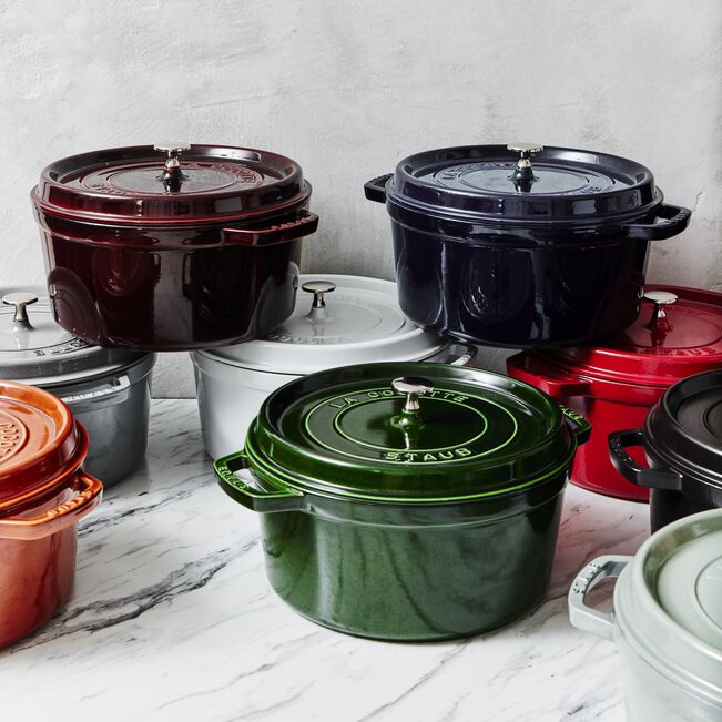 Staub Cast Iron Round Dutch Oven - 4 Qt