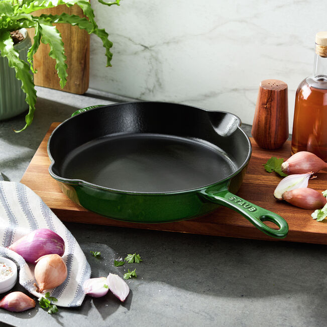 Staub Cast Iron Traditional Deep Skillet - 11 Inch