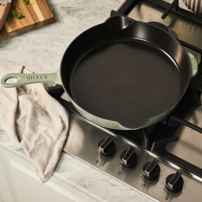 Staub Cast Iron Traditional Deep Skillet - 11 Inch