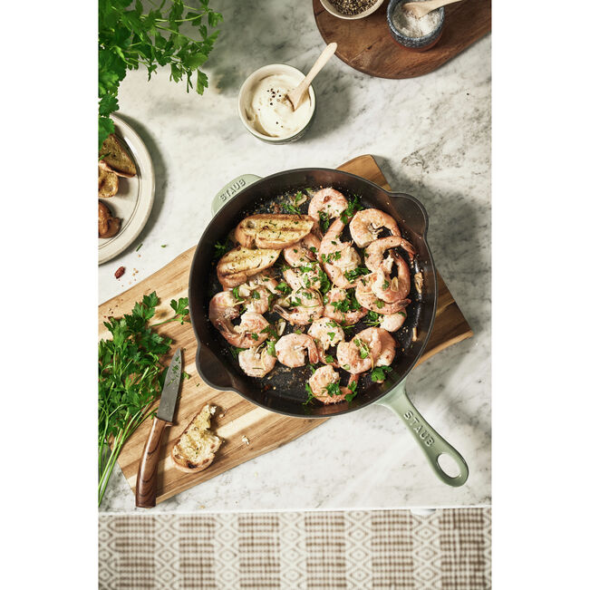 Staub Cast Iron Traditional Deep Skillet - 11 Inch