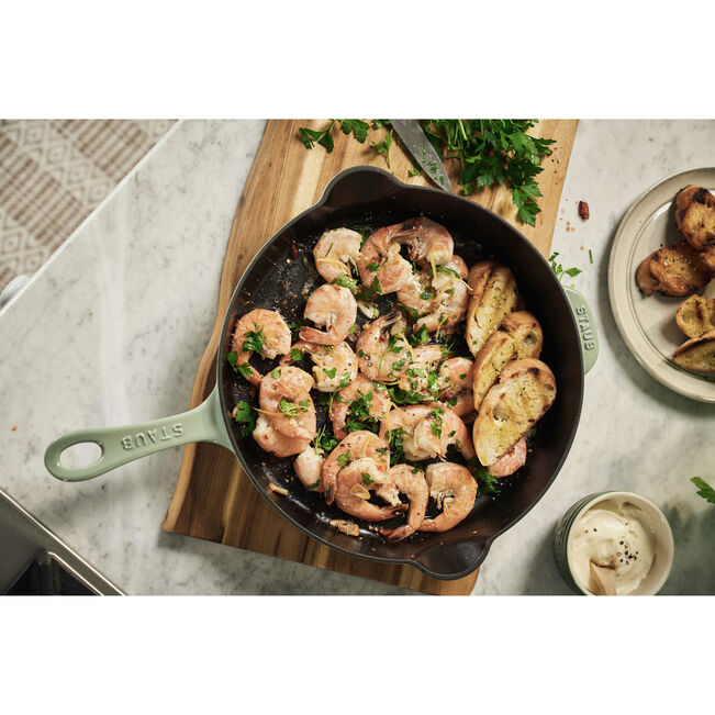 Staub Cast Iron Traditional Deep Skillet - 11 Inch