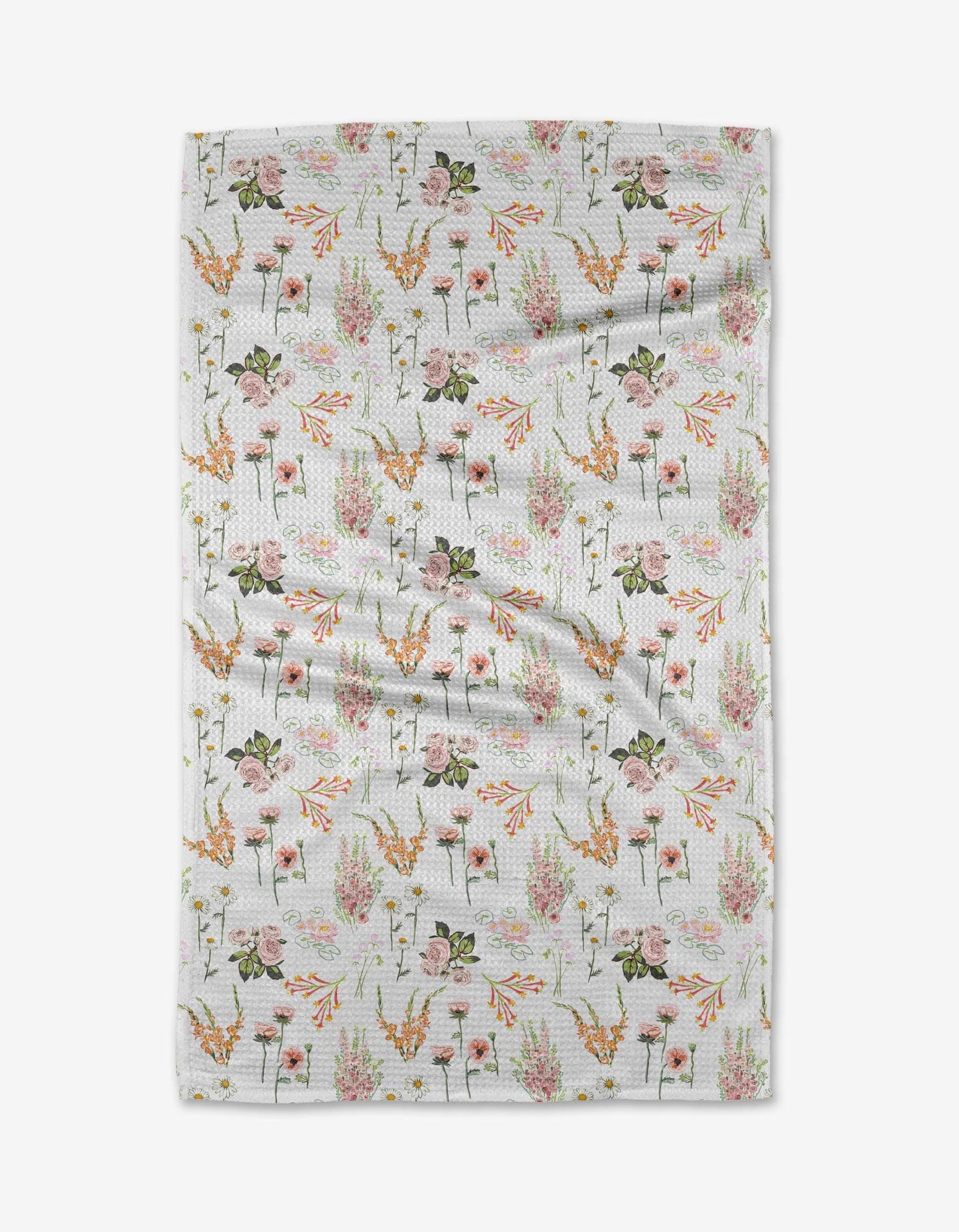 Geometry Delicate Floral Tea Towel - Marcel’s Culinary Experience