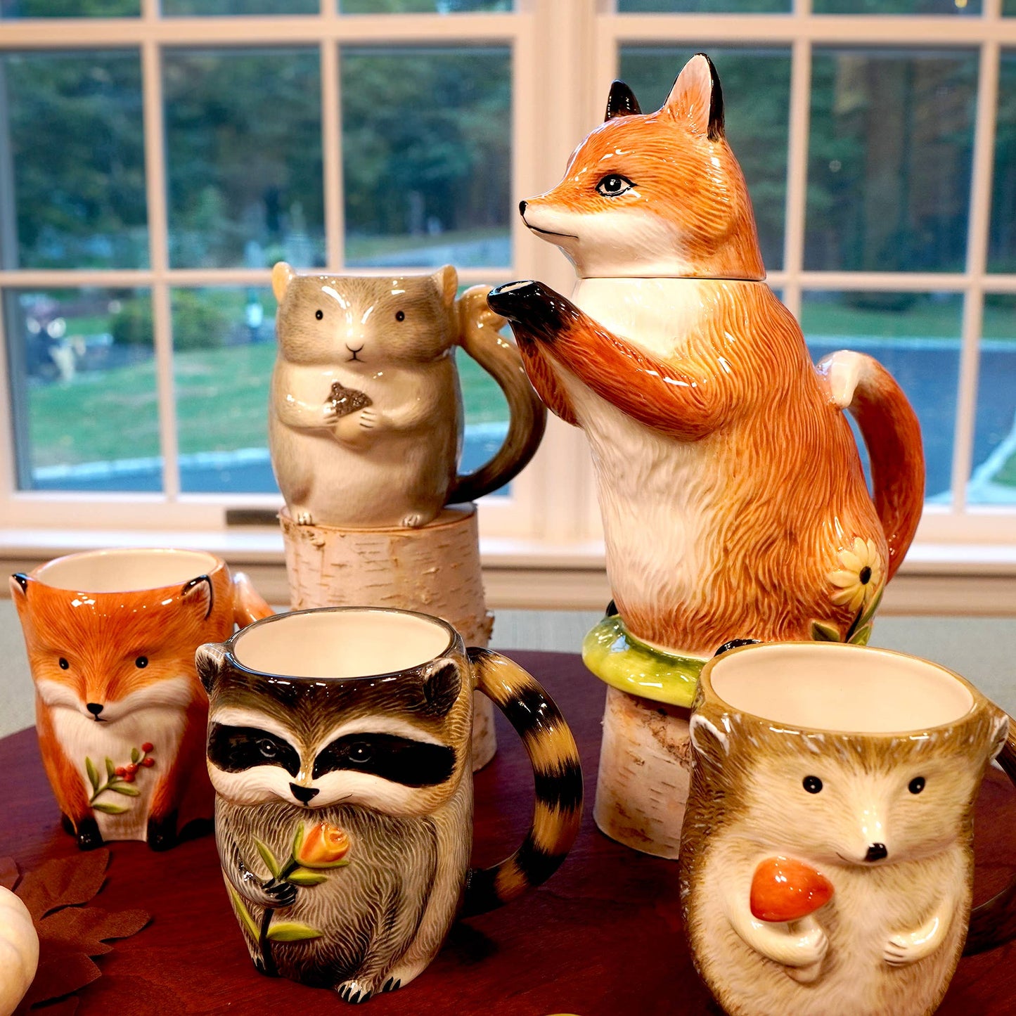 Woodland Critters Fall 3-D Mug 16 oz. Assorted