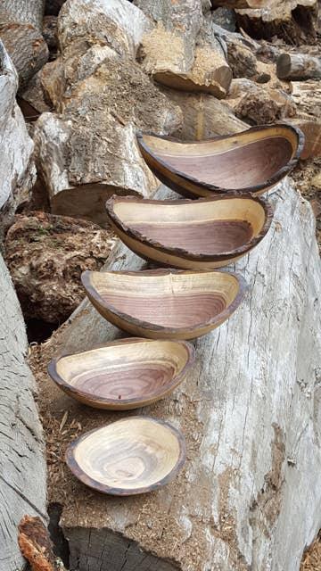 Peterman's 10" BLACK WALNUT OVAL BOWL - Marcel’s Culinary Experience