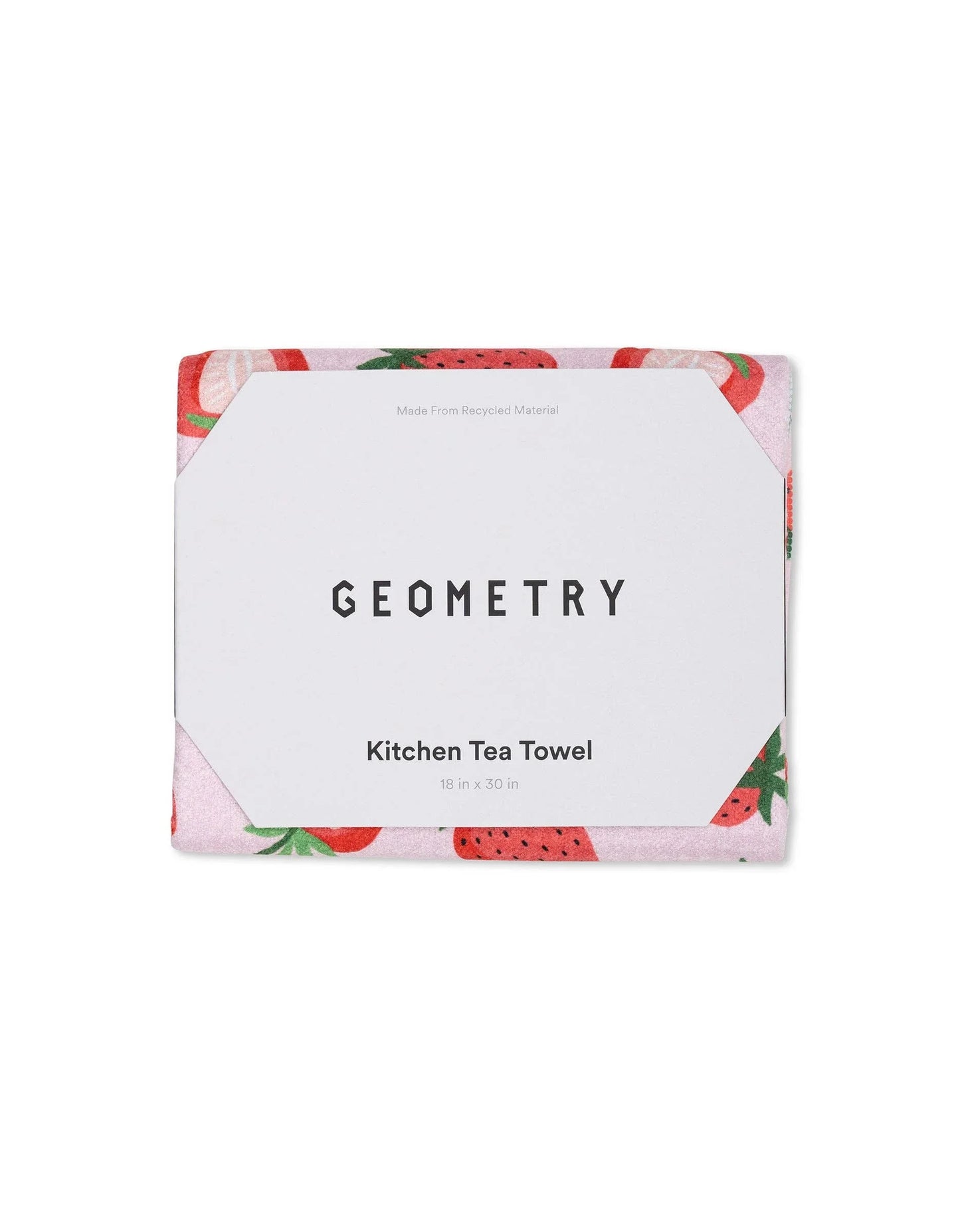 Geometry Sweet Strawberry Tea Towel - Marcel’s Culinary Experience