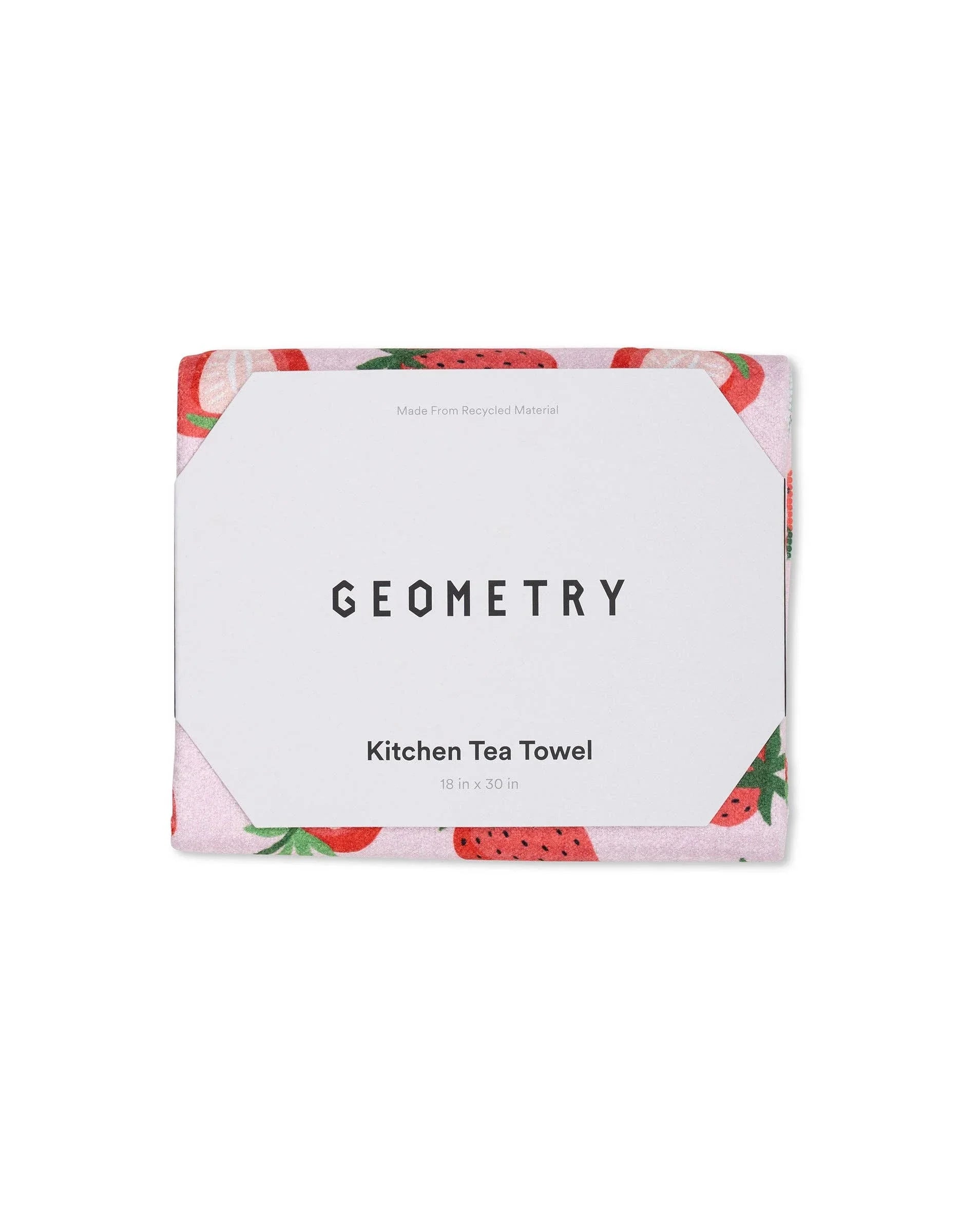 Geometry Sweet Strawberry Tea Towel - Marcel’s Culinary Experience
