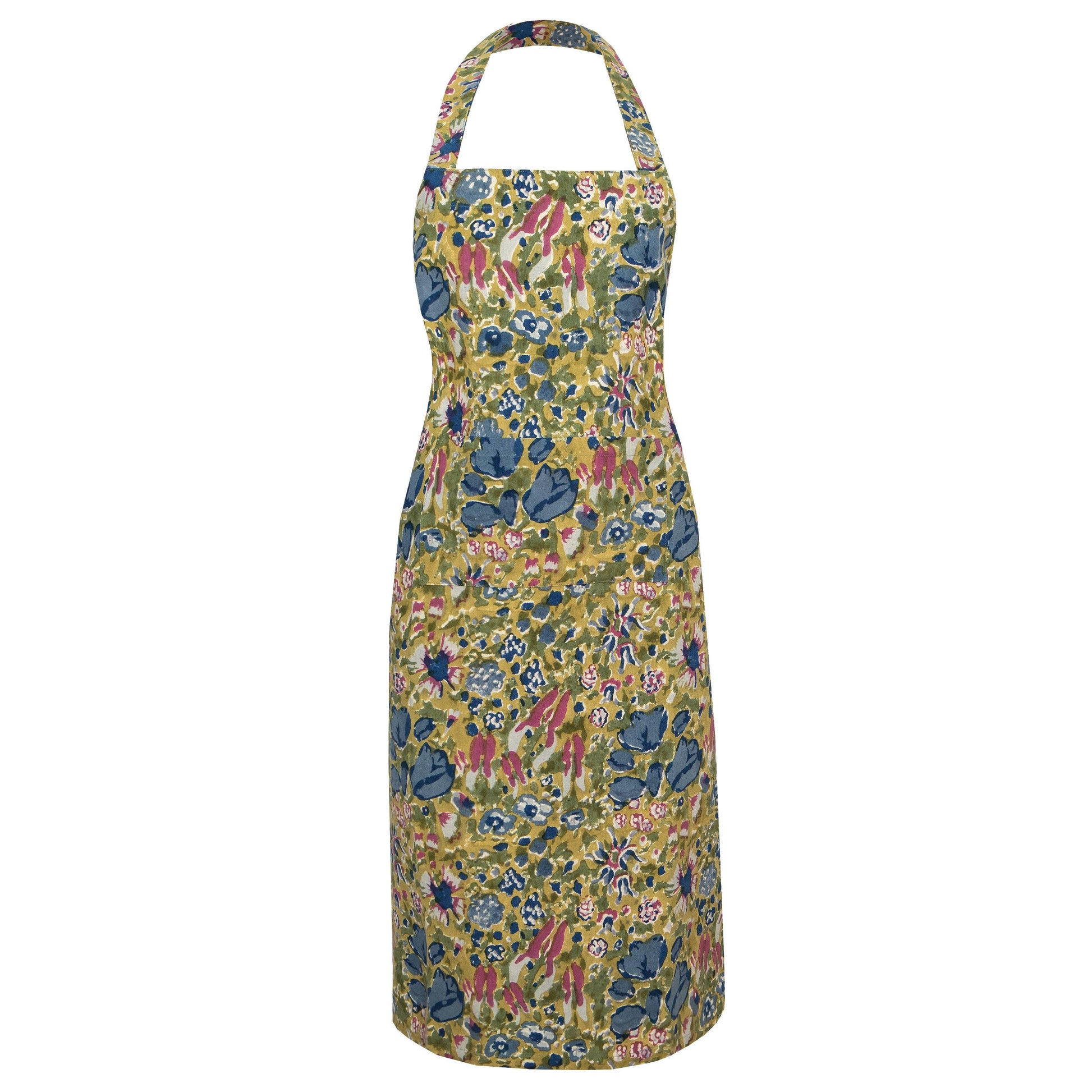 Couleur Nature Apron Jardin Blue & Vert - Marcel’s Culinary Experience