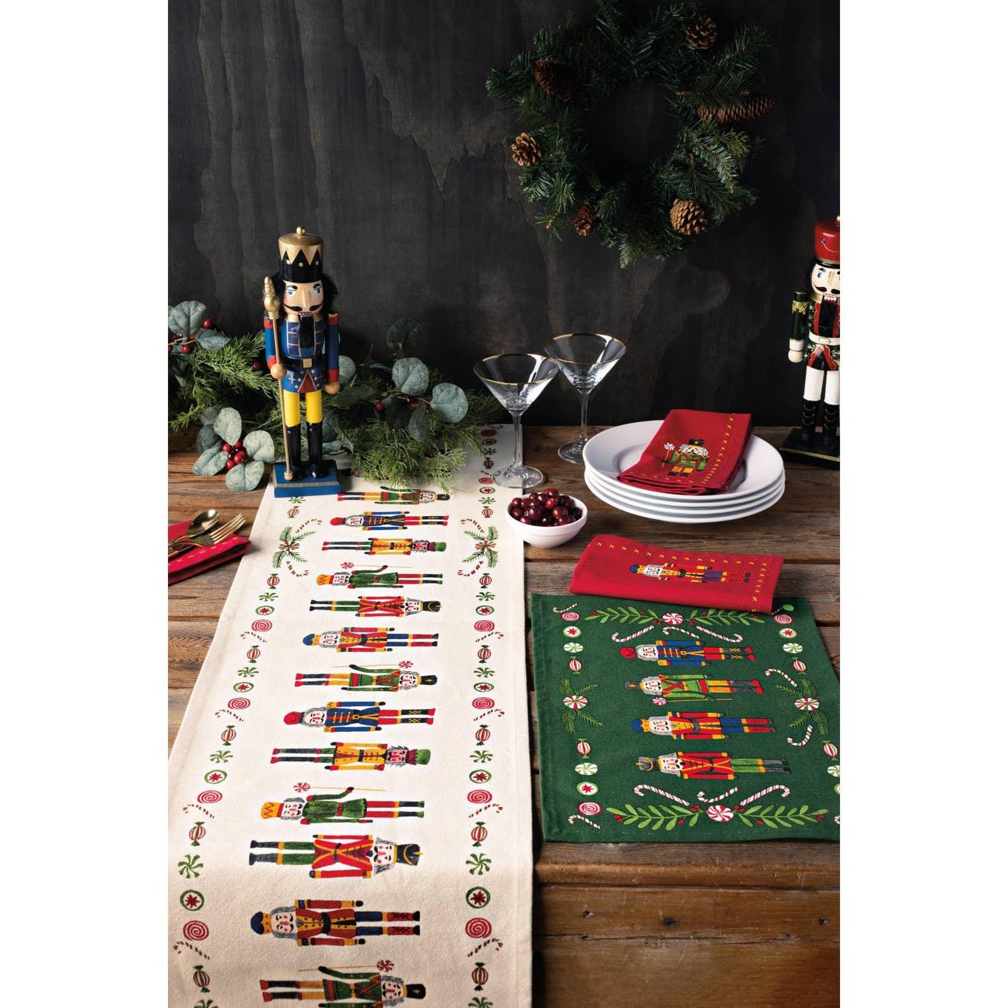 Nutcracker Christmas Printed Table Runner - Marcel’s Culinary Experience