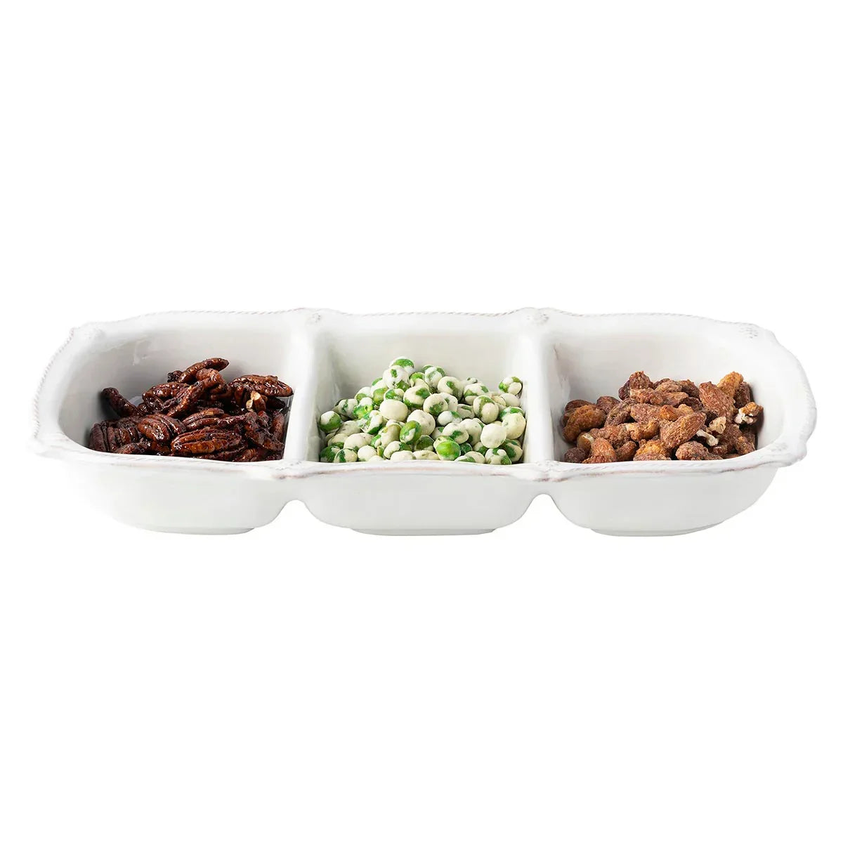 Juliska Berry & Thread Triple Section Server - Whitewash