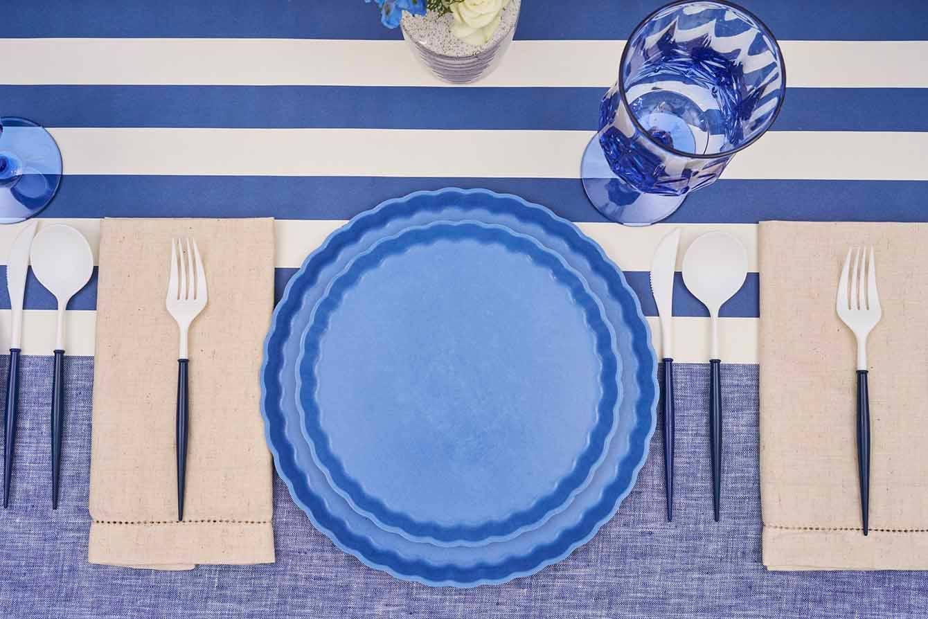 Simply Eco Dinner Plate- French Blue/8pkg - Marcel’s Culinary Experience