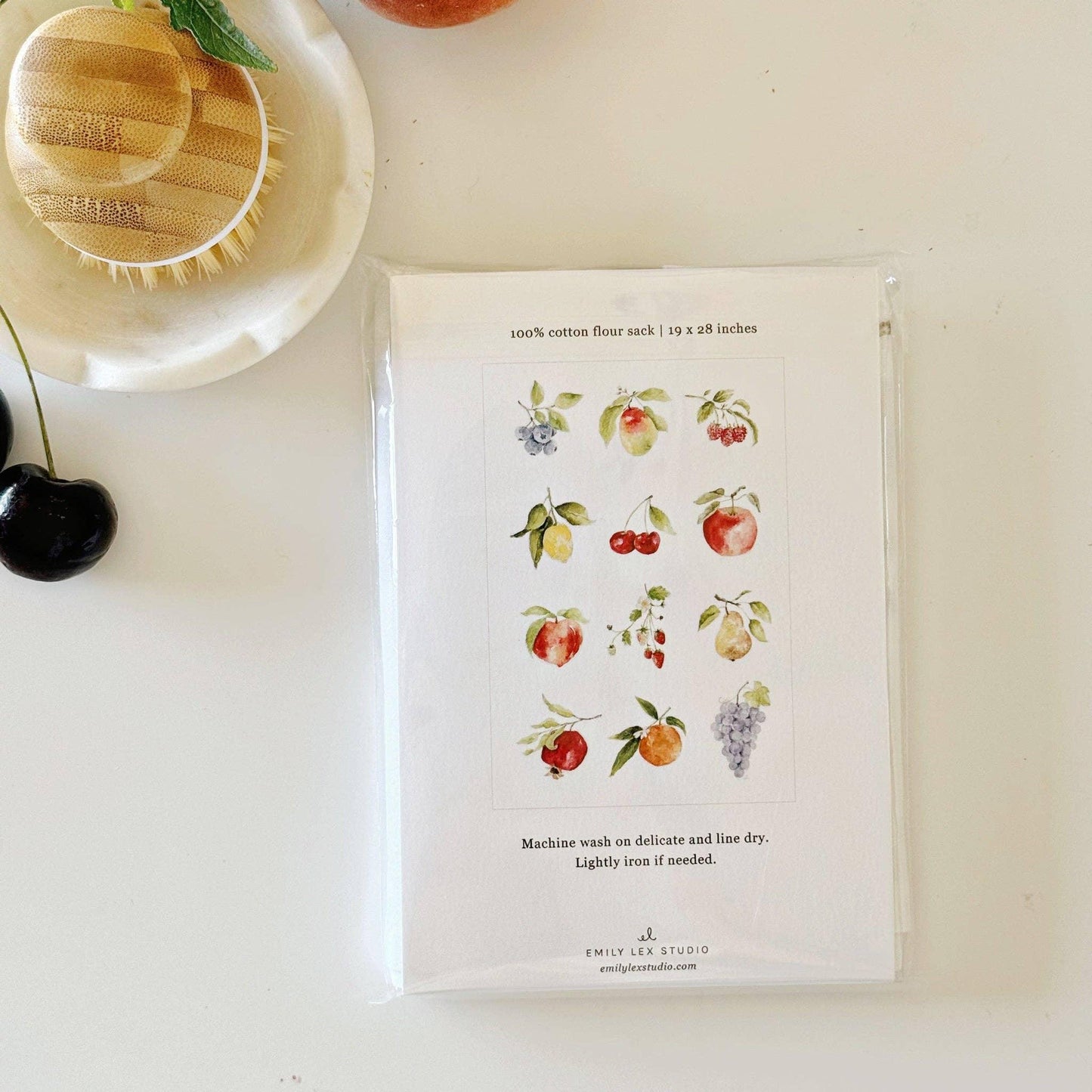 Fruit tea towel