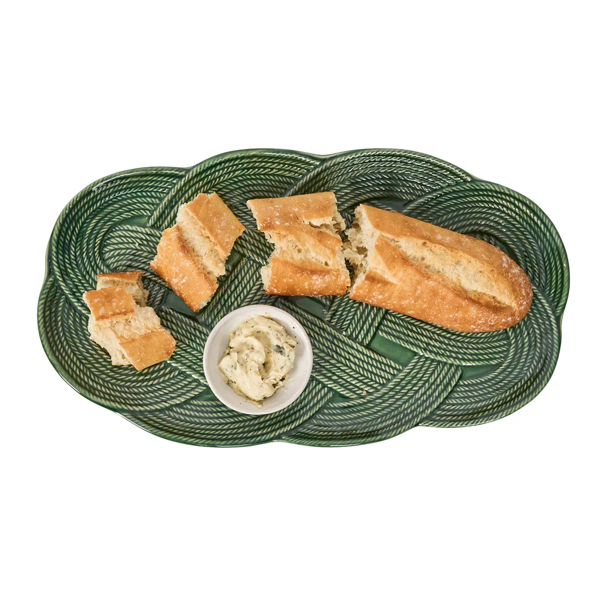 Juliska Le Panier Mystic Knot 15" Hostess Tray - Basil
