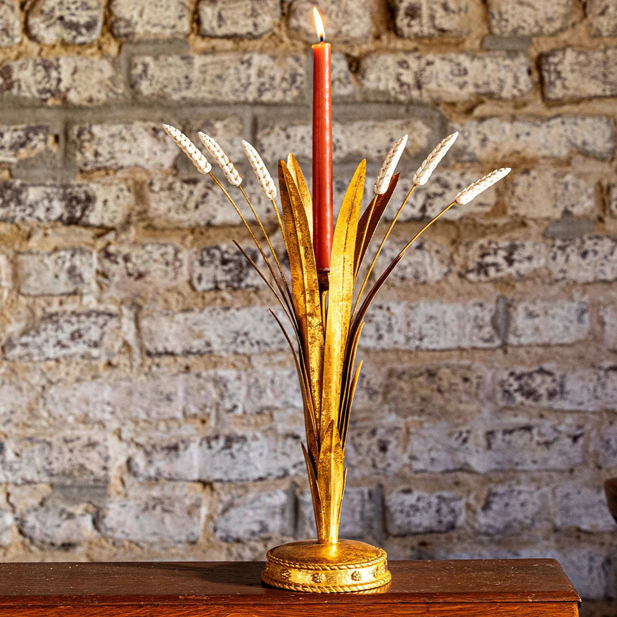 Juliska Forest Walk Wheat Candlestick, 17 Inches