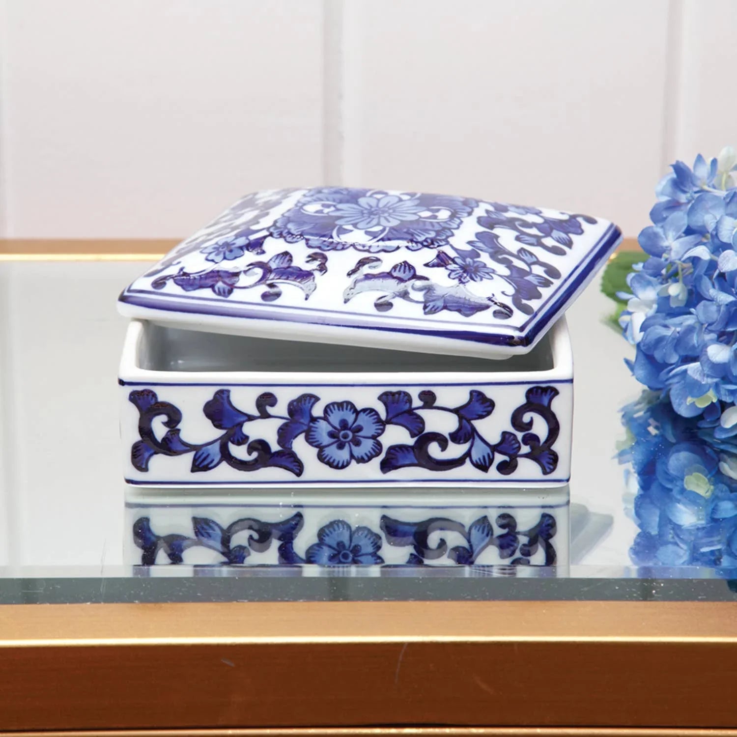 Blue Chinoiserie Trinket Box - Marcel’s Culinary Experience