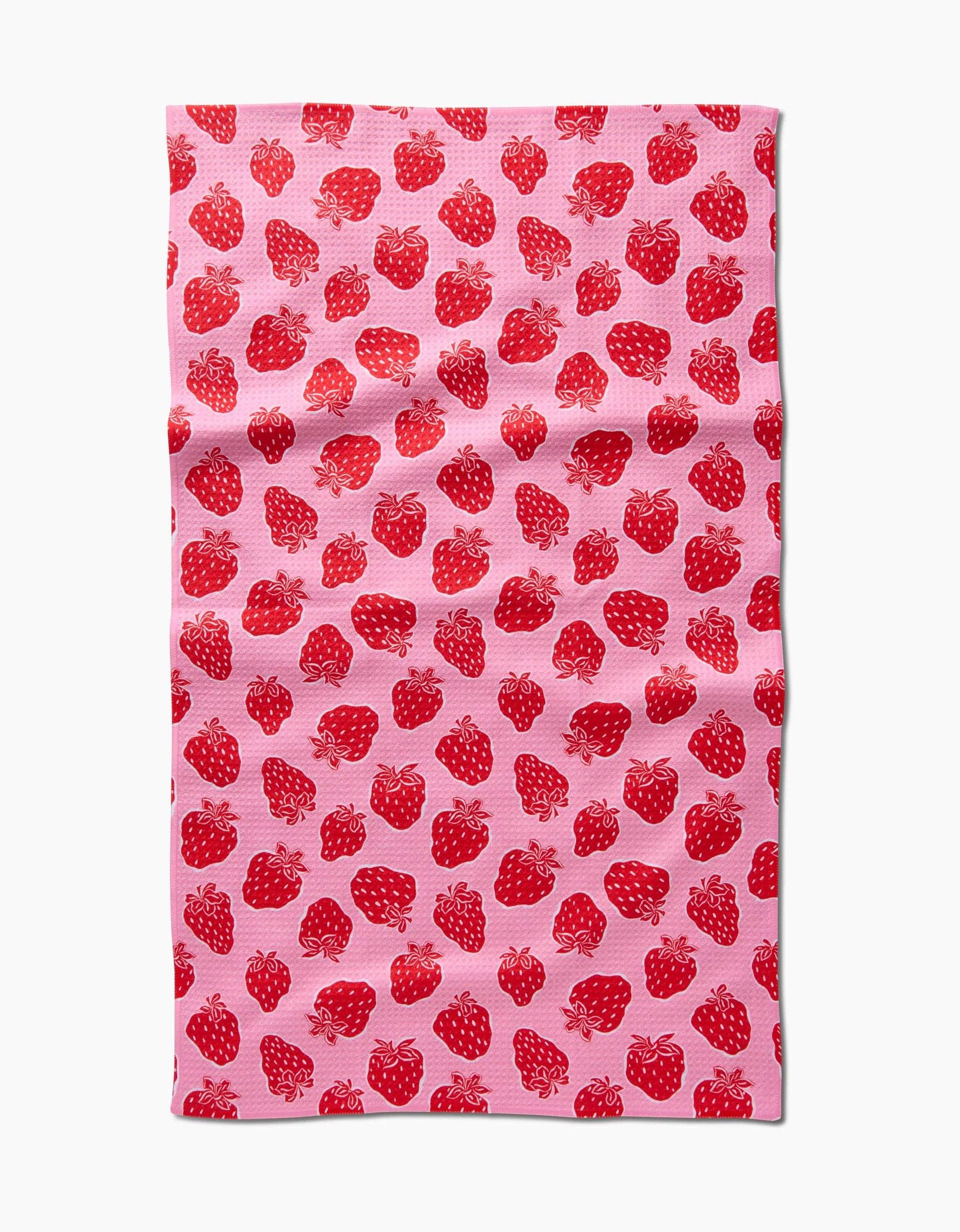 Geometry Strawberry Fields Tea Towel - Marcel’s Culinary Experience