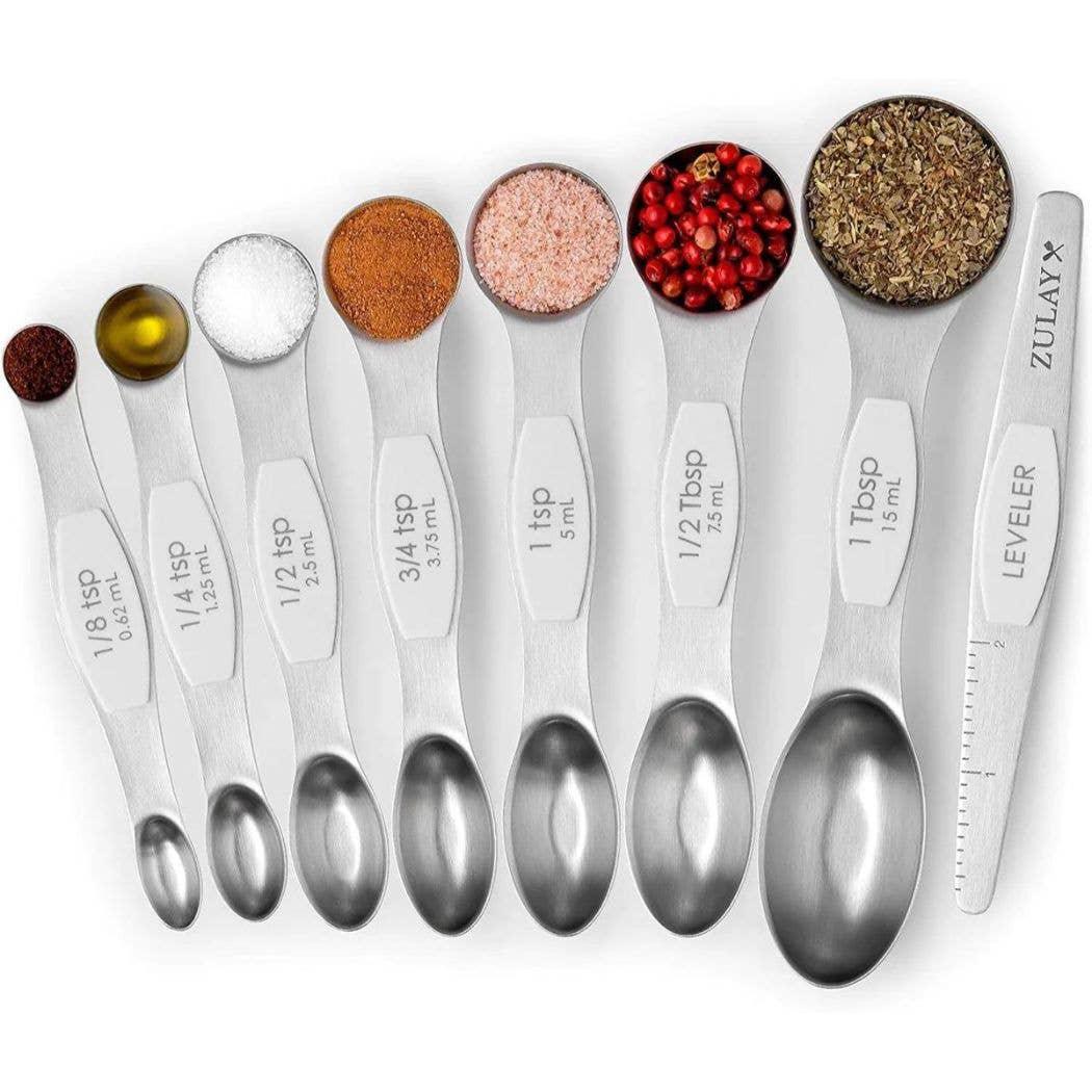 Stackable Magnetic Spoons Set of 8
