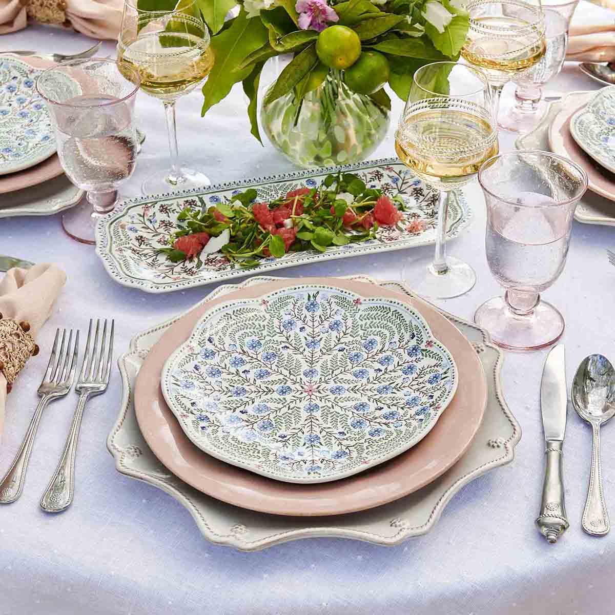Juliska Villa Seville Scalloped Dessert/Salad Plate - Chambray