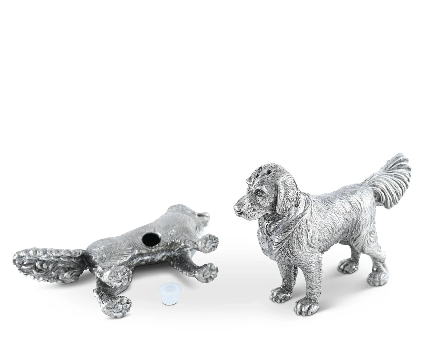 Pewter Retriever Salt and Pepper Shaker - Marcel’s Culinary Experience