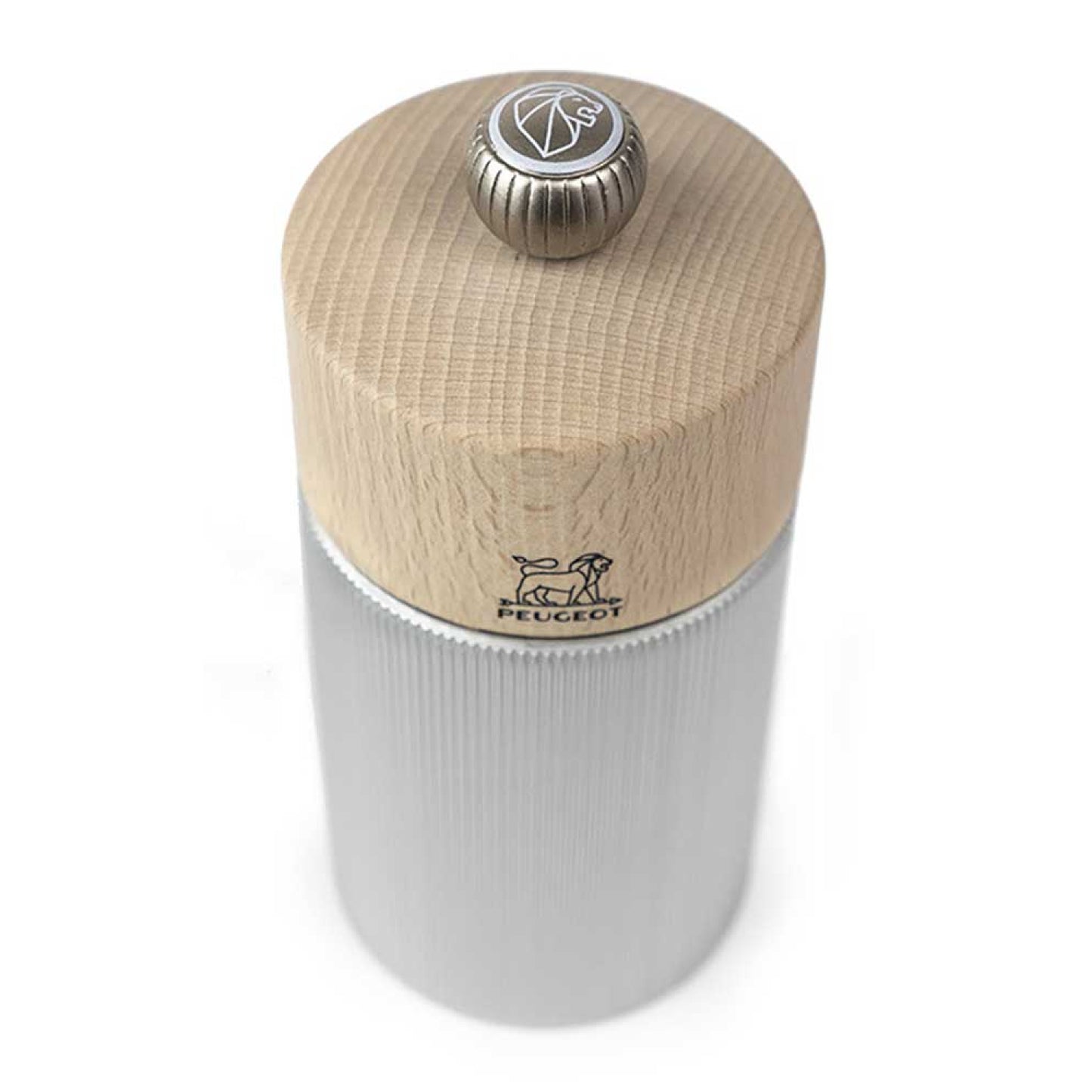 Peugeot Line Salt Mill, Aluminium Finish - 7"