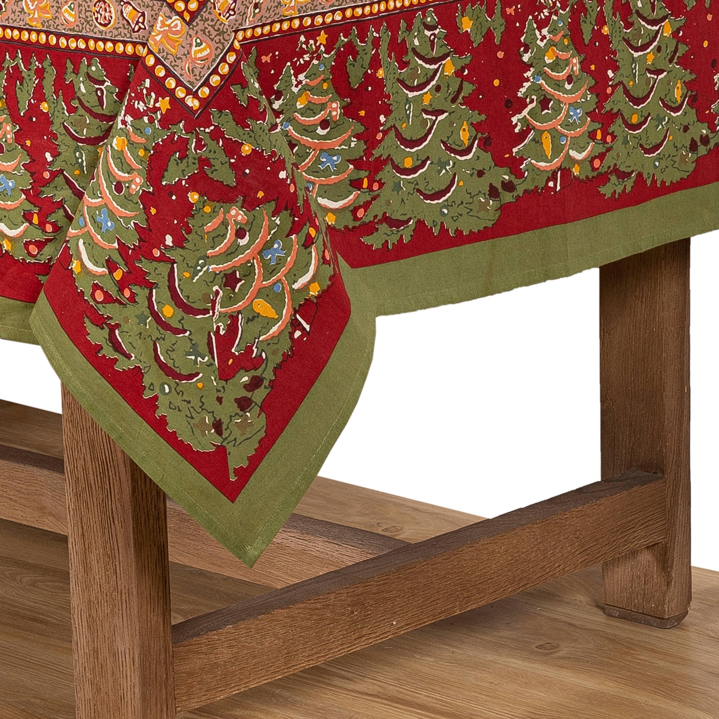 Couleur Nature Noel Red & Green | Tablecloth - Marcel’s Culinary Experience